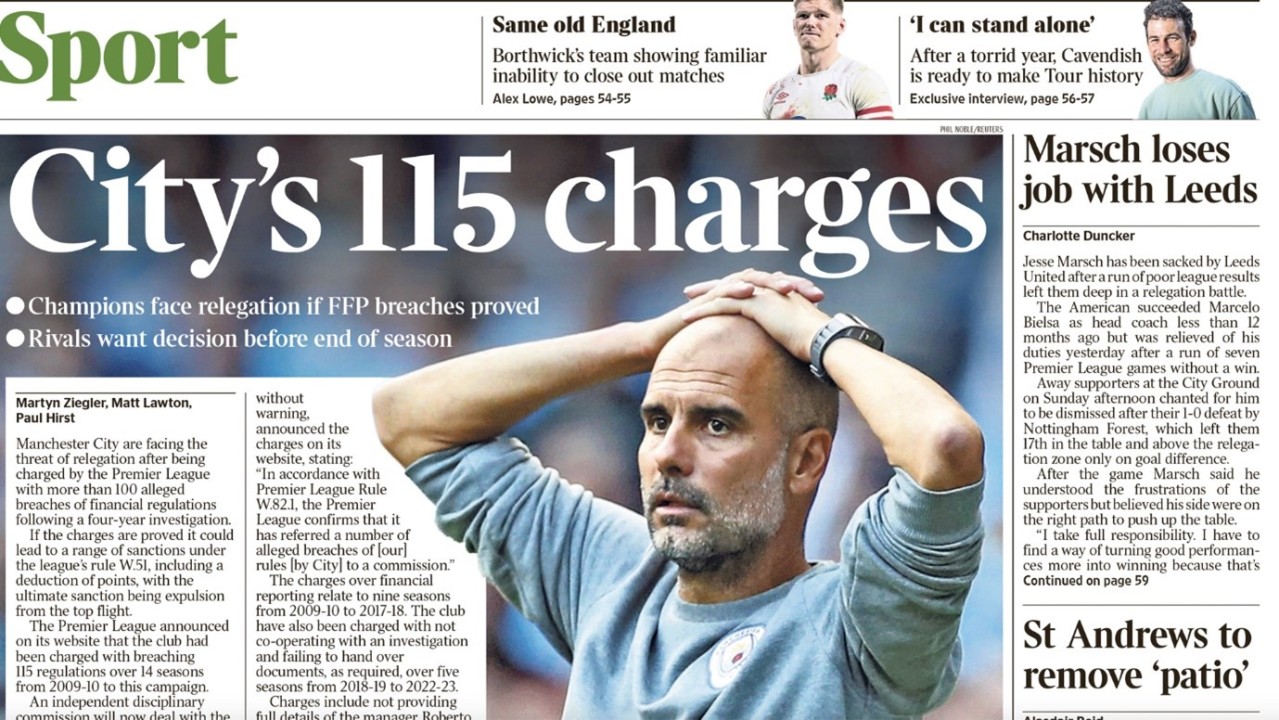 Understanding the Man City Charges: What You Need to Know Now