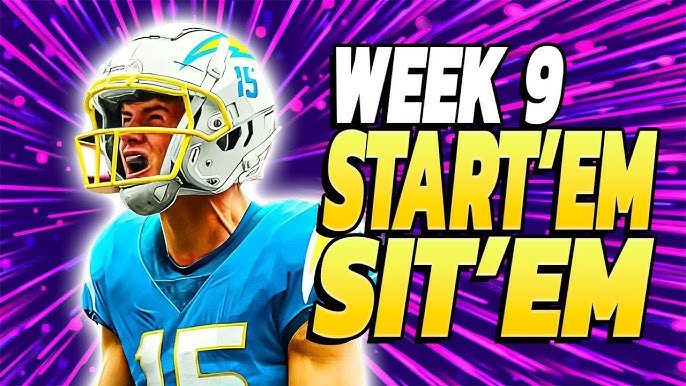 Start Sit Week 9: Easy Guide to Start and Sit the Right Players
