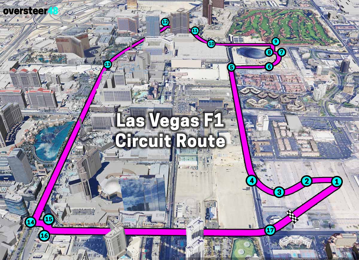 Vegas F1 Track Map: Where to Find the Best Views on the Circuit and How to Get Around!