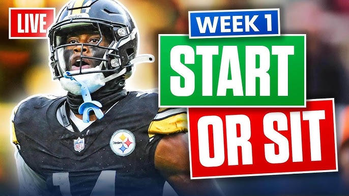Fantasy Football Start Sit: Easy Guide to Week 1! Who to Start and Bench for Your Team Win!