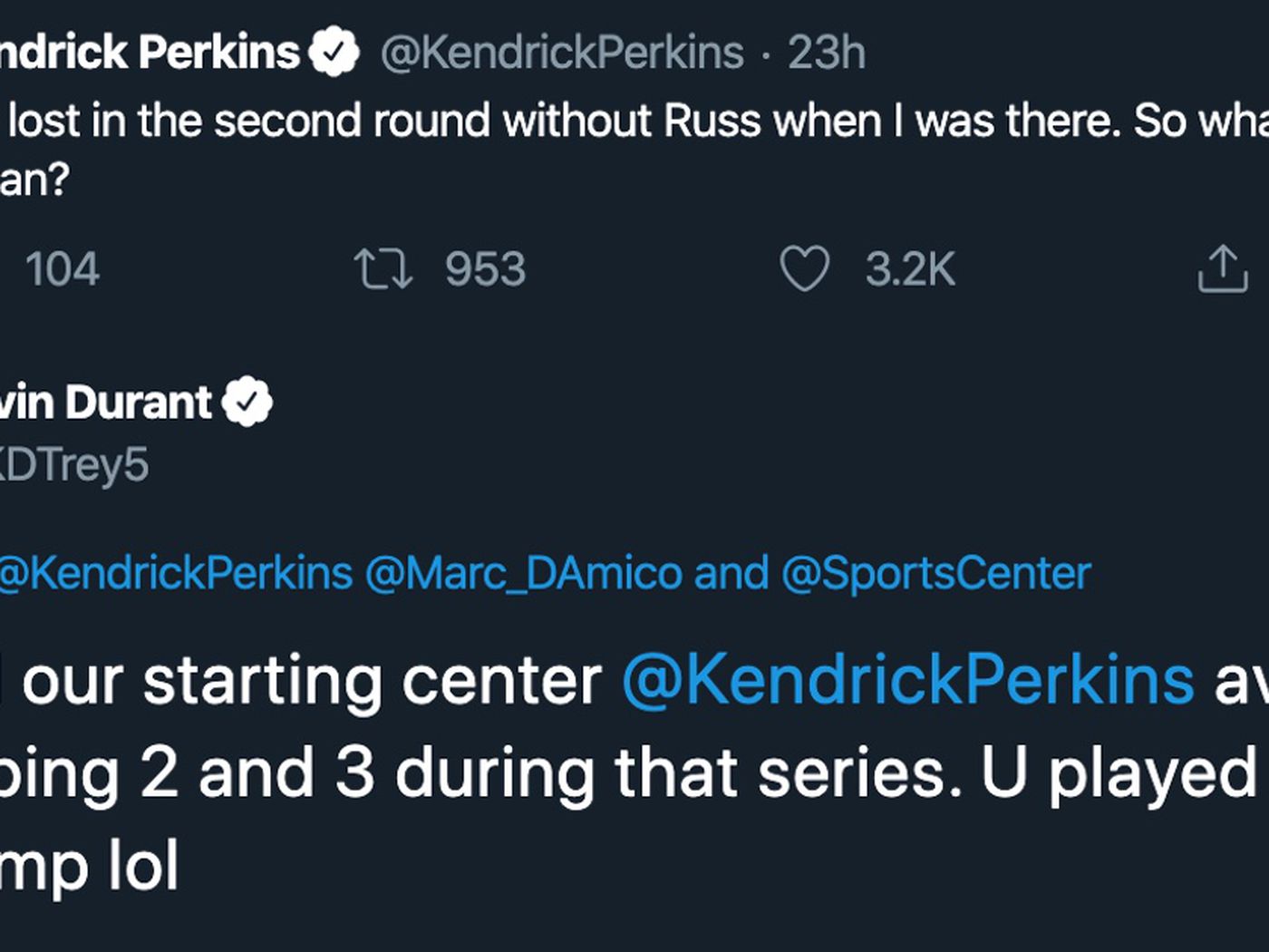 The complete Kendrick Perkins tweet on Kevin Durant: Check out what he said and why it matters.