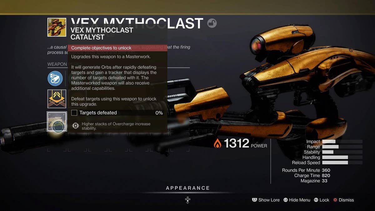 Destiny 2 Vex Mythoclast Catalyst: Where to Find It and What It Does for Your Exotic Weapon!
