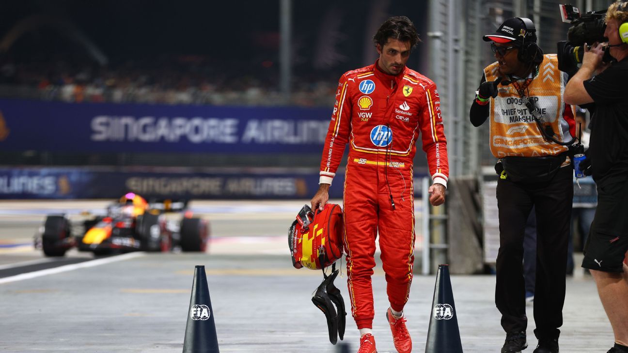 Carlos Sainz Walks Away After Crash (Watch the Video of the Incident)