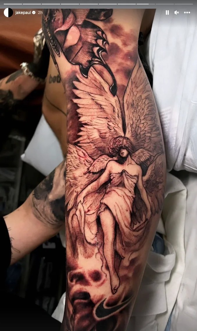 Jake Paul New Tattoo Sparks Debate! Is This His Craziest Tattoo Yet?
