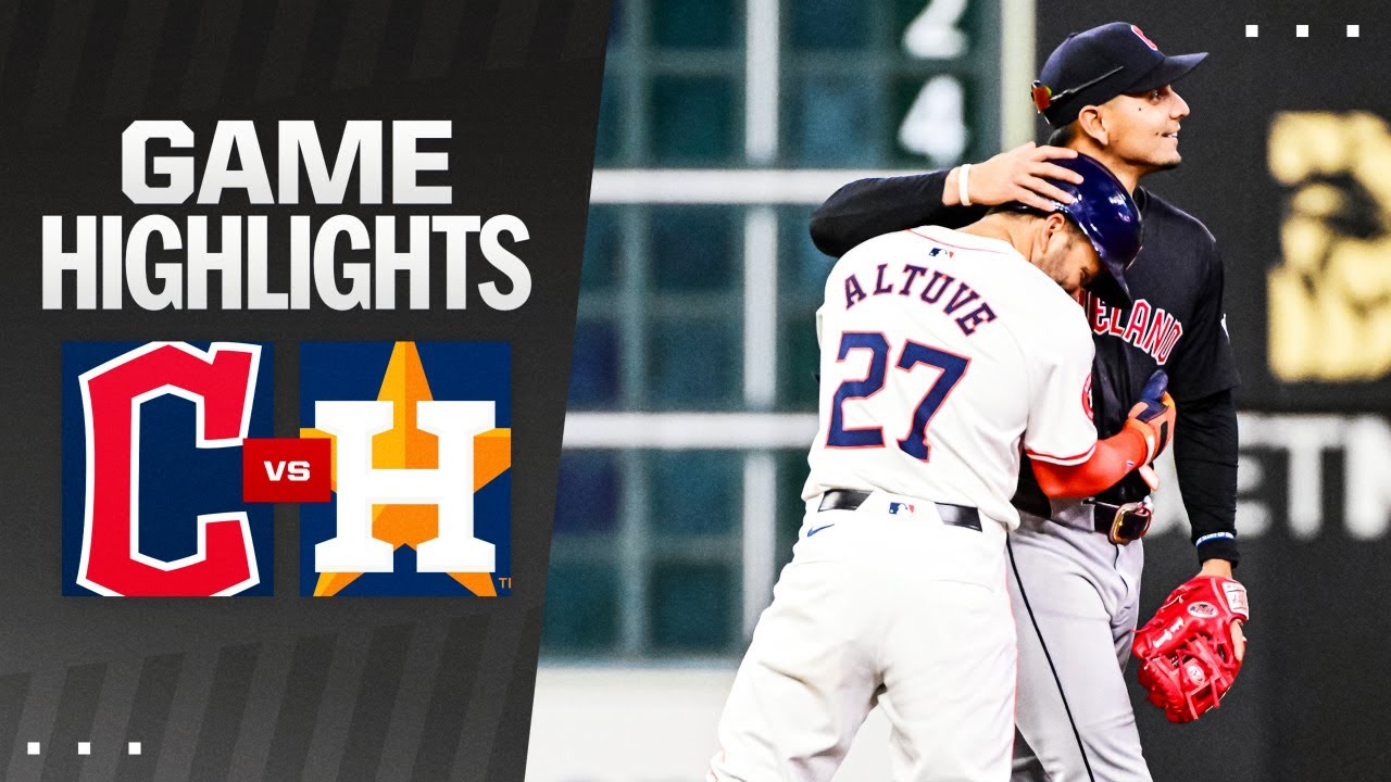 Need the Guardians Astros Score? Heres the Final Result and a Look at the Games Big Plays.