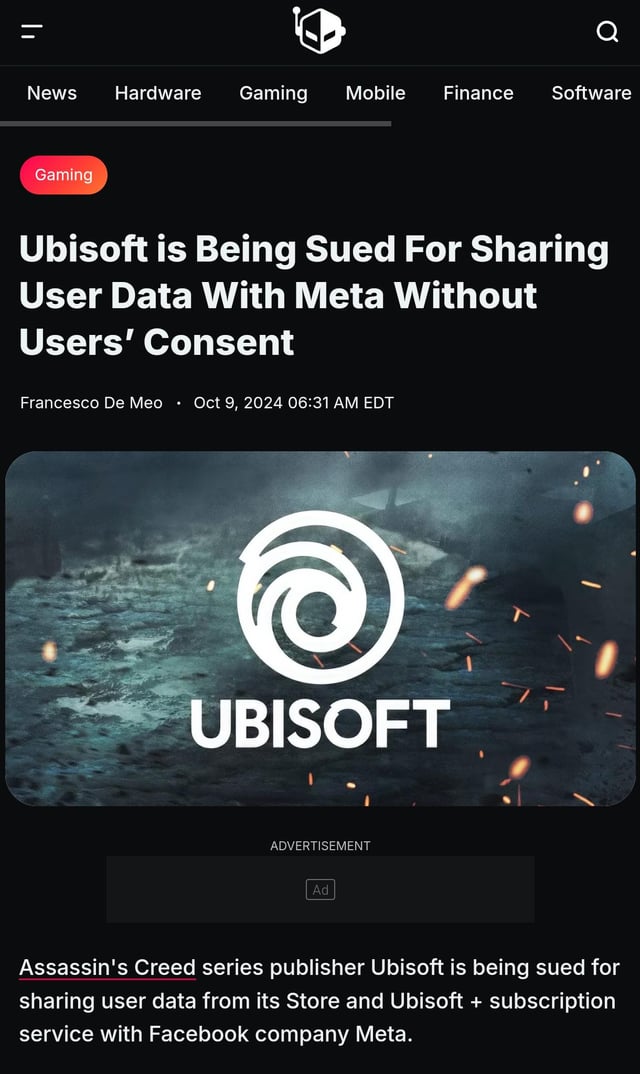 Ubisoft Class Action User Data Sharing: How to Join (And What You Might Get Out of It)