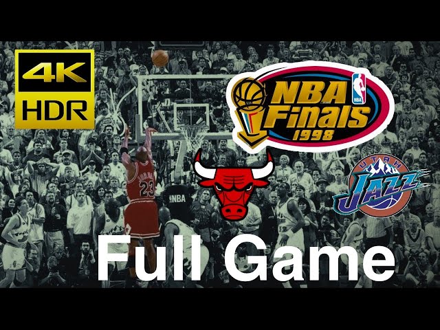 1998 Finals in 4K: Relive the Magic Like Never Before!