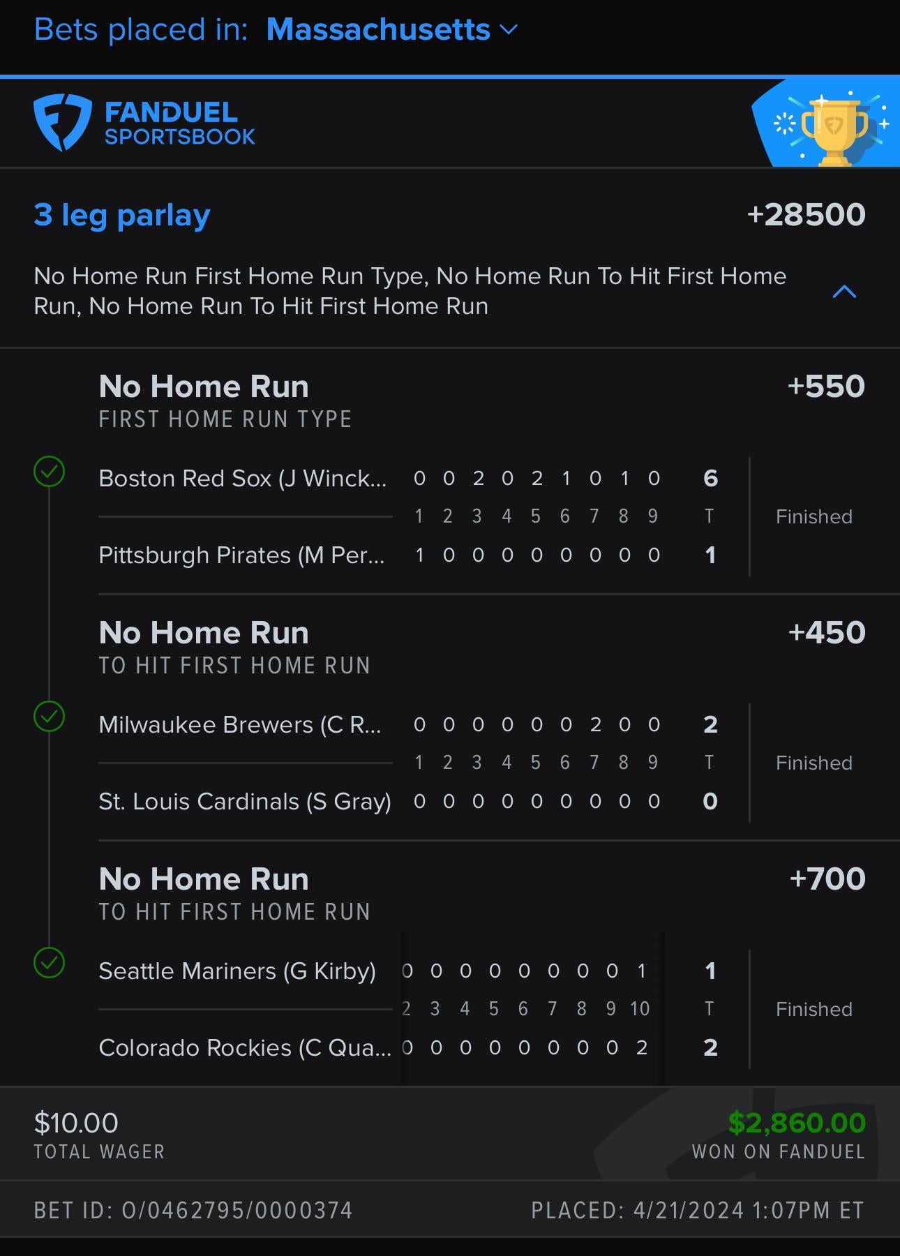 Where to Place Your No Home Run Bet Today?