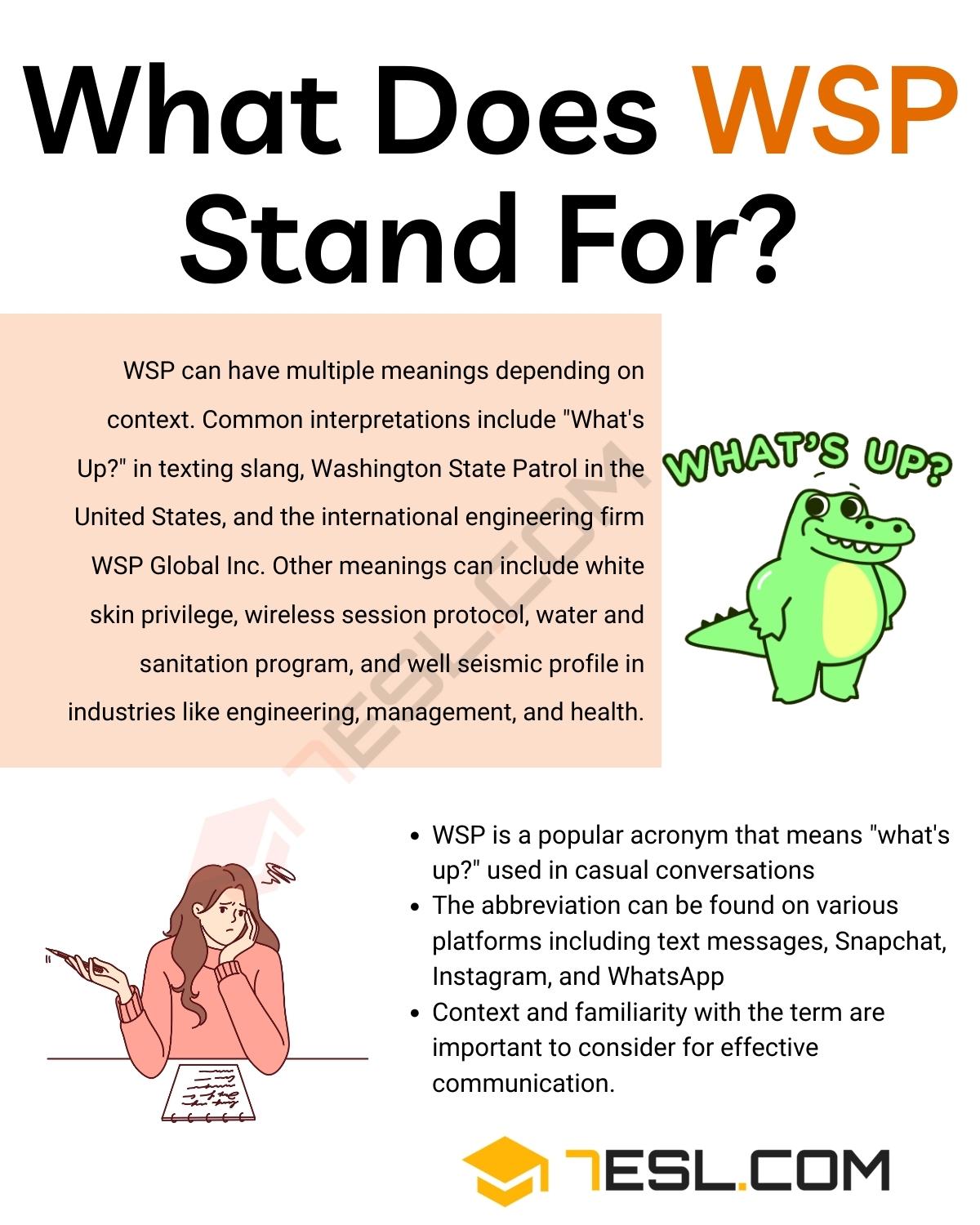 wsp slang meaning: Unlocking the Mystery Behind the Word.