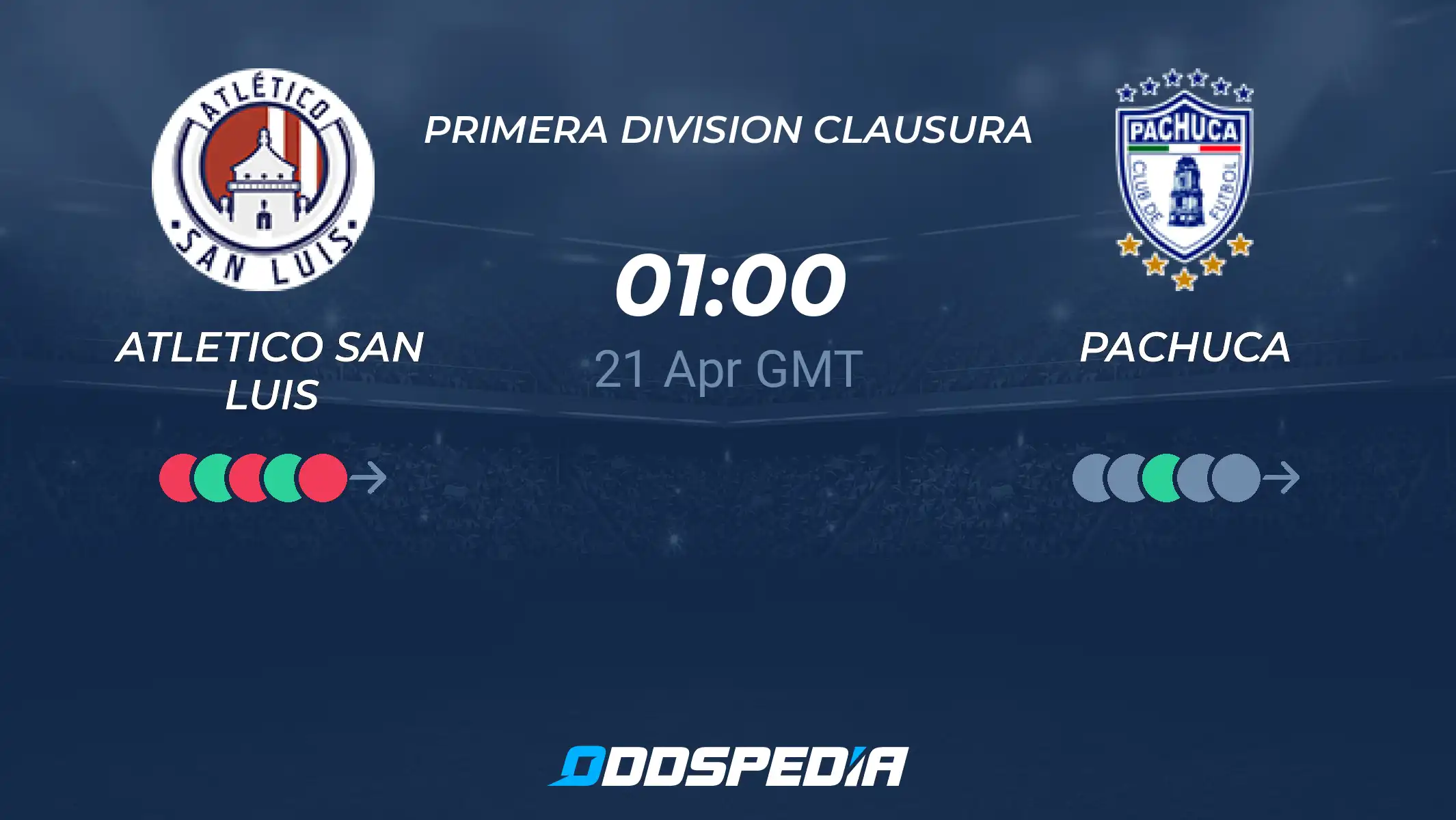 What time is Pachuca vs Atl. San Luis? Get the game schedule and info quickly.