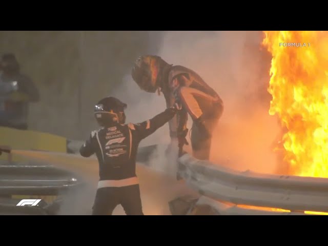 F1 Driver Walks Out of Fire! Miraculous Escape. (What Happens Next for The Driver?)