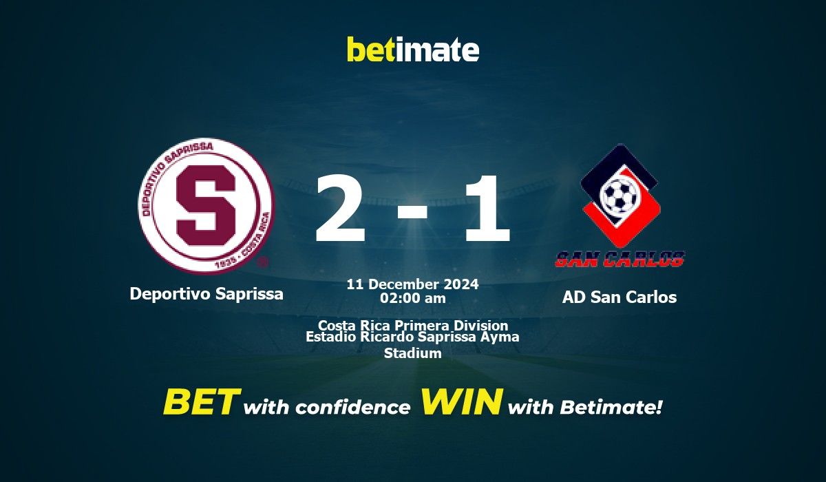 Betting Odds for Saprissa vs San Carlos: Who is the Favorite?