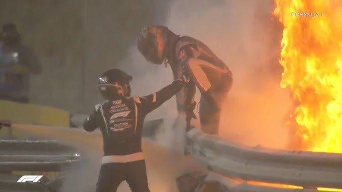 F1 Driver Walks Out of Fire! Miraculous Escape. (What Happens Next for The Driver?)
