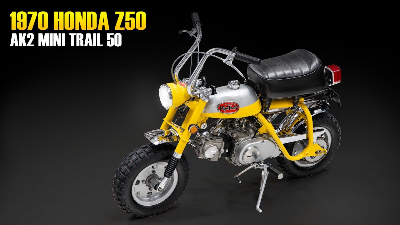 Ride a Classic: The Charm of a 1970s Honda 50cc mini bike.
