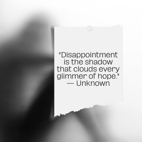 Searching for relatable quotes disappointment? Here are some messages that truly understand feelings.