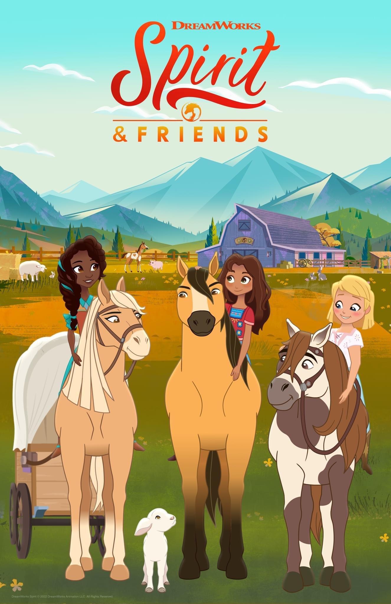 Who are the main characters in Spirit el Caballo? Meet the horse and his friends here.