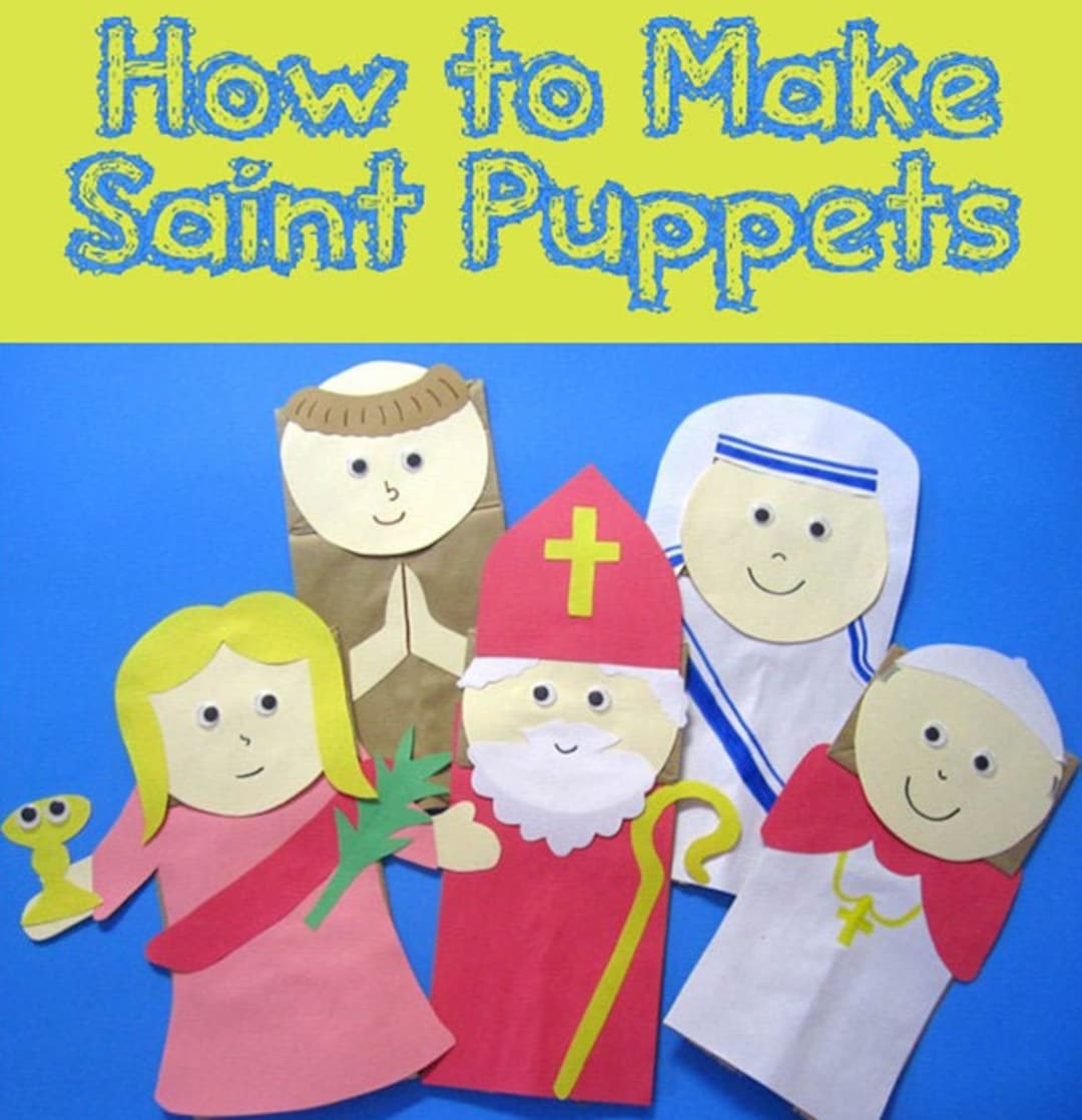 Want to make an aints saints paper bag yourself? Here is a simple step by step guide.