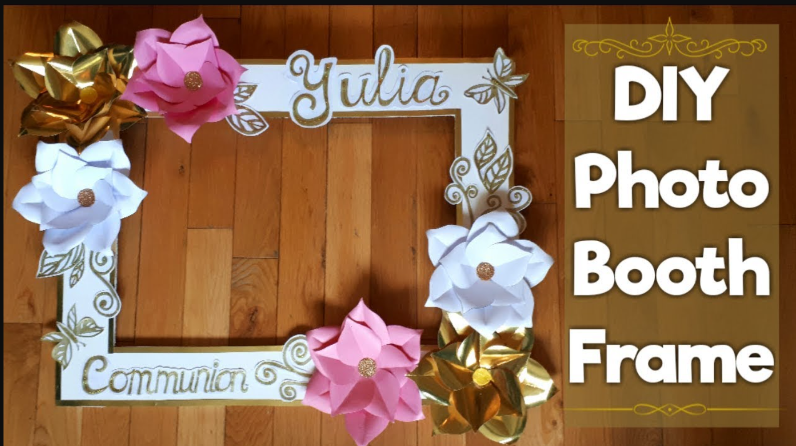 How to make a great DIY photo prop frame? Follow these simple steps for amazing party pictures!