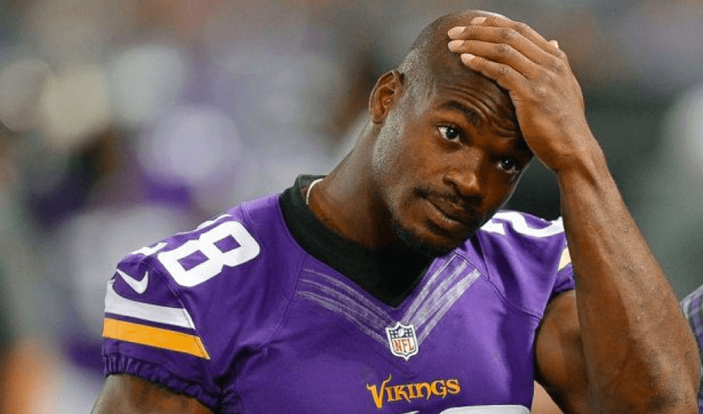Why Was Adrian Peterson Dip a Topic? Exploring the Sideline Chewing Controversy.