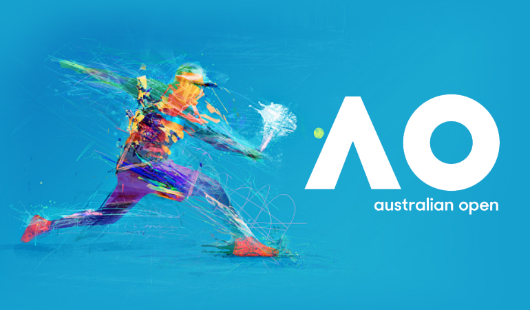 What makes the current logo Australian Open so unique? (Explore the key elements of the modern design)