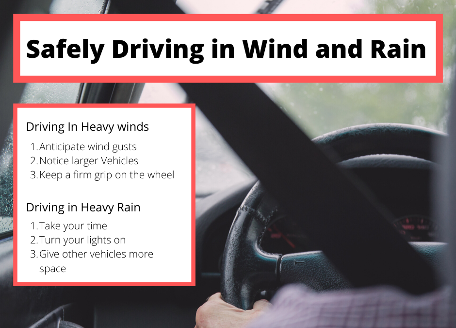 Need to drive when its raining sideways? Essential tips for handling your car in strong wind and heavy rain.