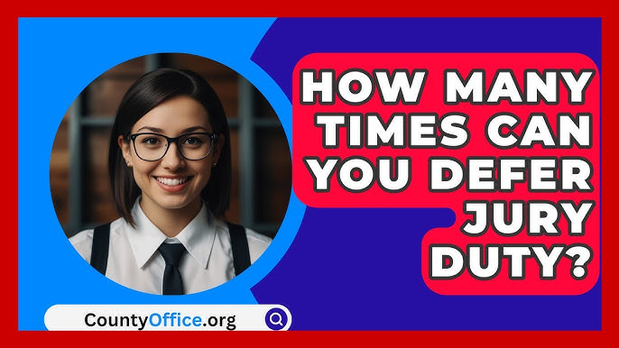 Jury Duty Limit: Is There a Maximum Number of Times?