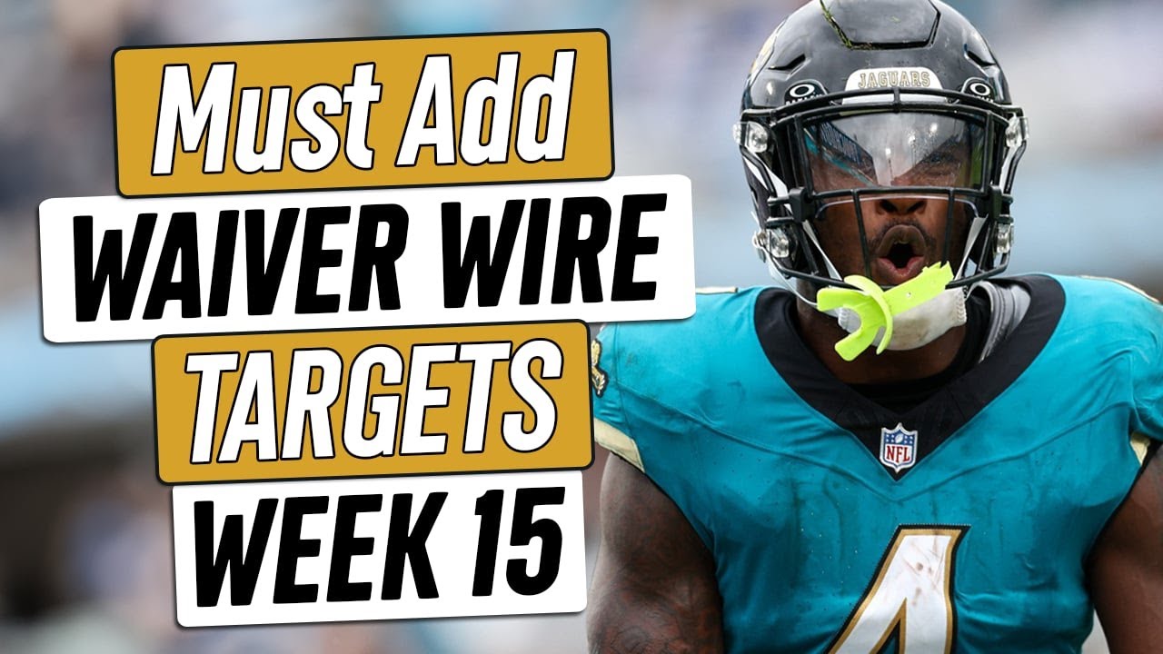 Are there crucial week 15 waiver wire adds available? Dont overlook these potential league winners for your team.