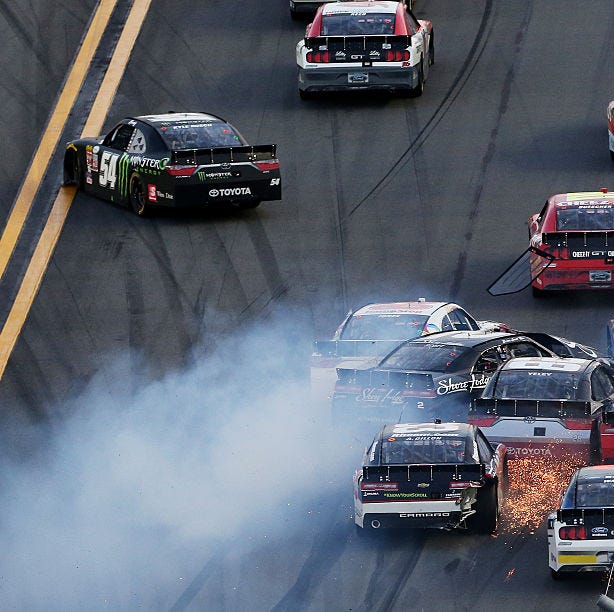 How bad was the latest Kyle Busch accident? Learn more about the impact and what happened next.