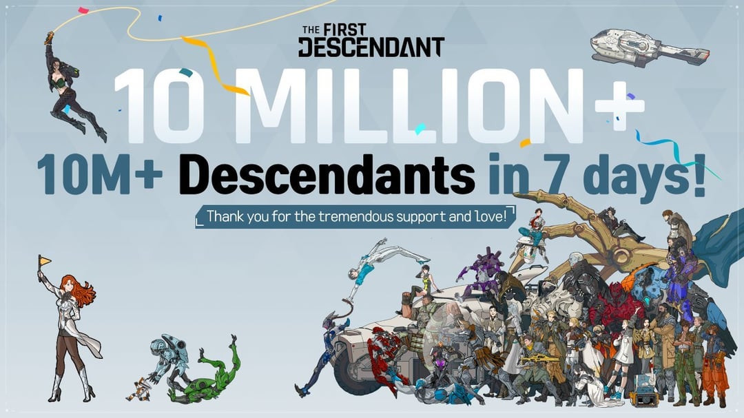 How many gamers are checking out The First Descent? Look at the first descent player count.