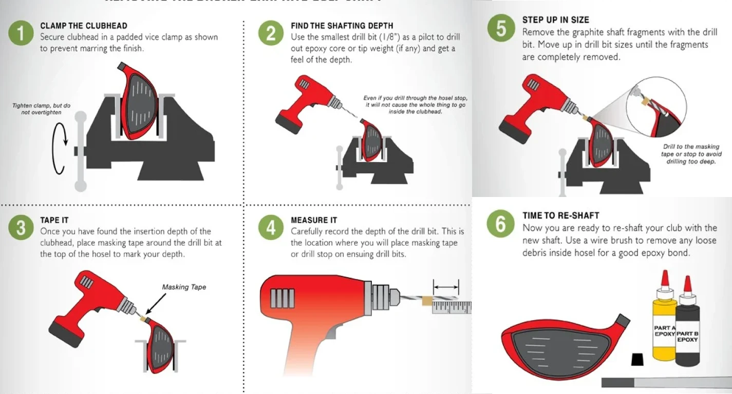 Need to know how to change the shaft on a driver? Get it done correctly with these handy tips!