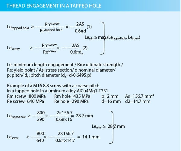 Why is area of thread engagement so vital? Learn how it ensures your joints stay strong.