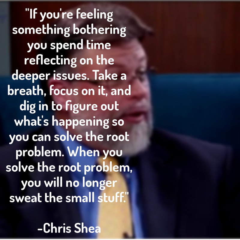 Being too pernickity can be a problem? Learn how to relax and not sweat the small stuff!