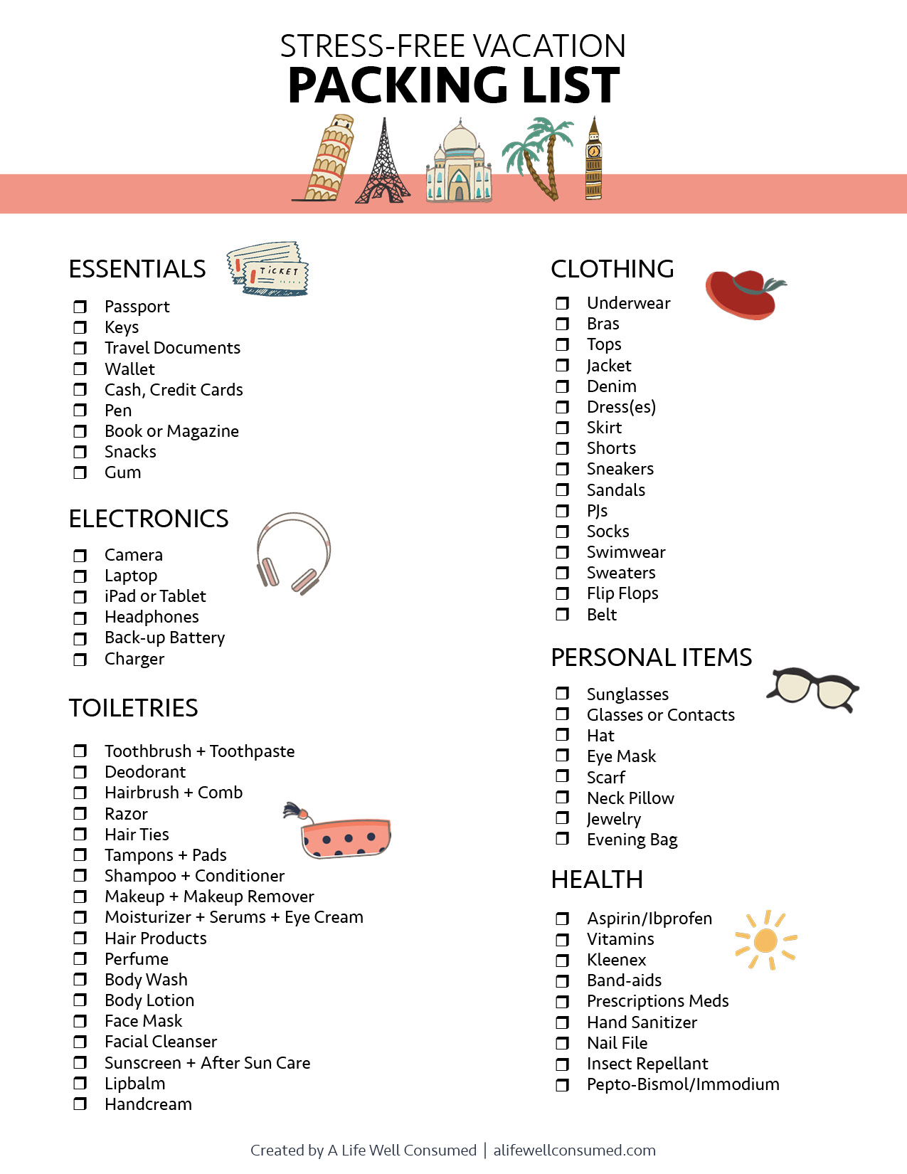 What should you pack for your Grand Catalonia trip? (An easy checklist for a stress-free vacation)
