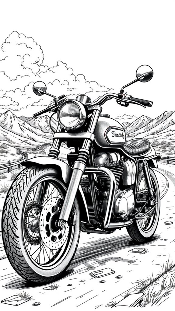 Find the best motorcycle drawing images online (Great for your art projects or just for fun!)
