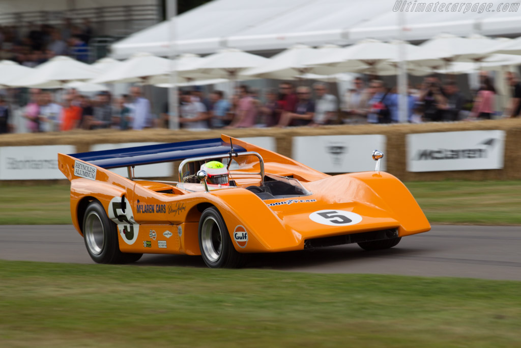 Looking for detailed McLaren M8D specs? Uncover the impressive engine power and chassis design details.