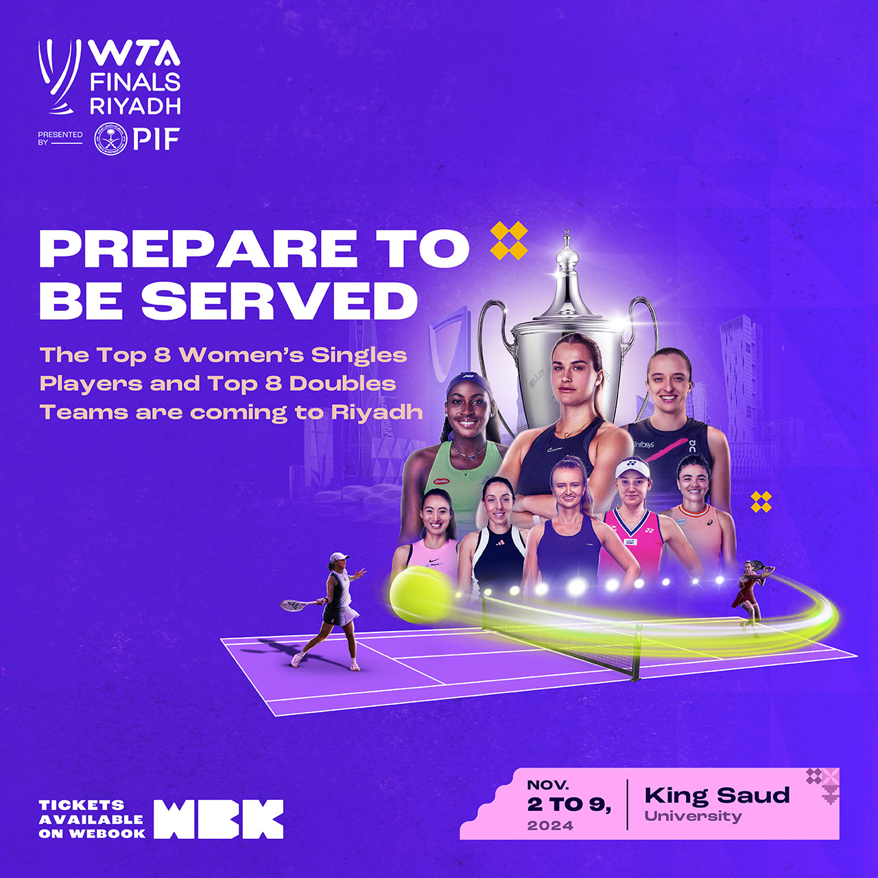 Are WTA Finals Riyadh tickets on sale? Learn how to get yours before they sell out!