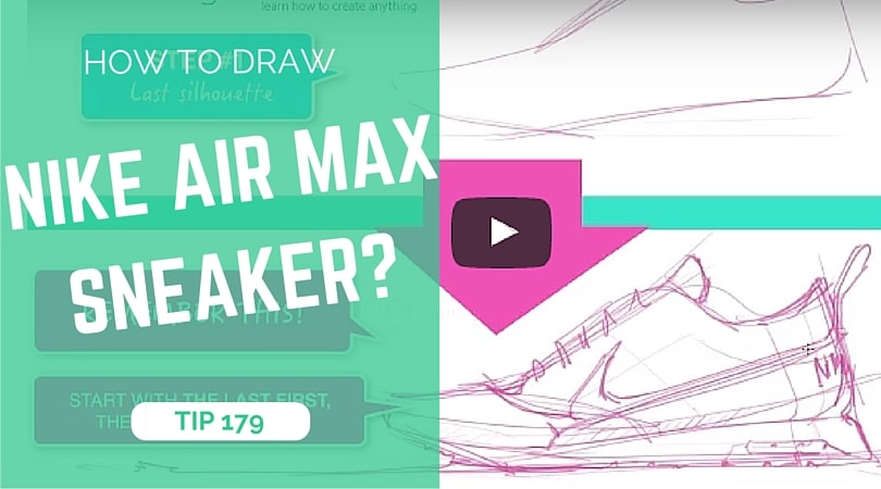 How do you get better at drawing a Nike shoe? Practice with these cool and simple techniques.