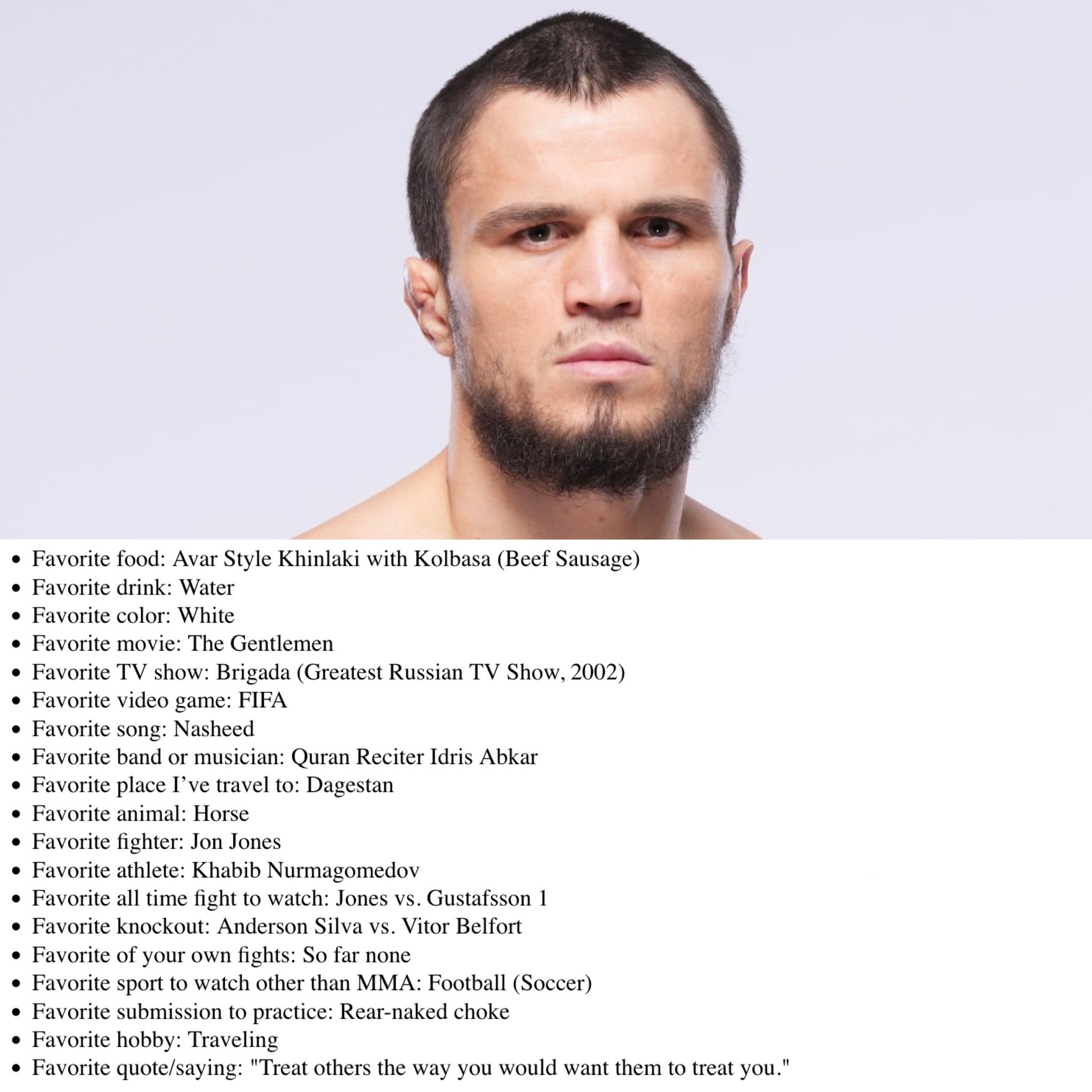Do you know the Umar Nurmagomedov nickname? (We explain what this top fighter is really called)