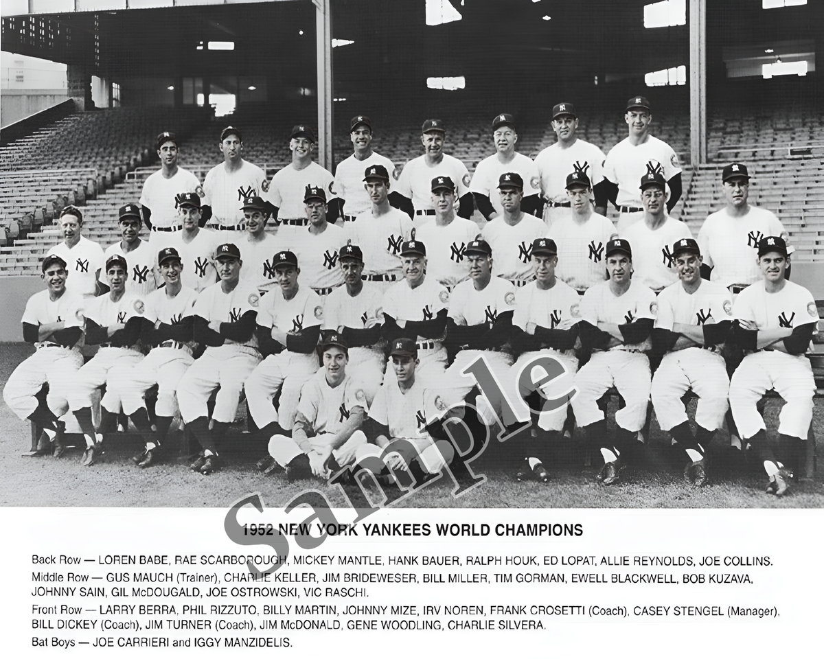 How good were they? Looking at the 1952 New York Yankees.