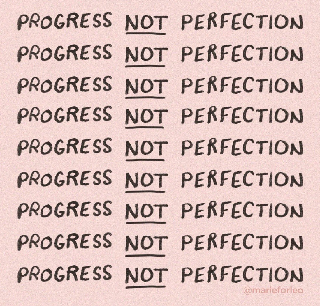 Is it okay if my work is not 100% perfect? Learn how to accept and still make progress.