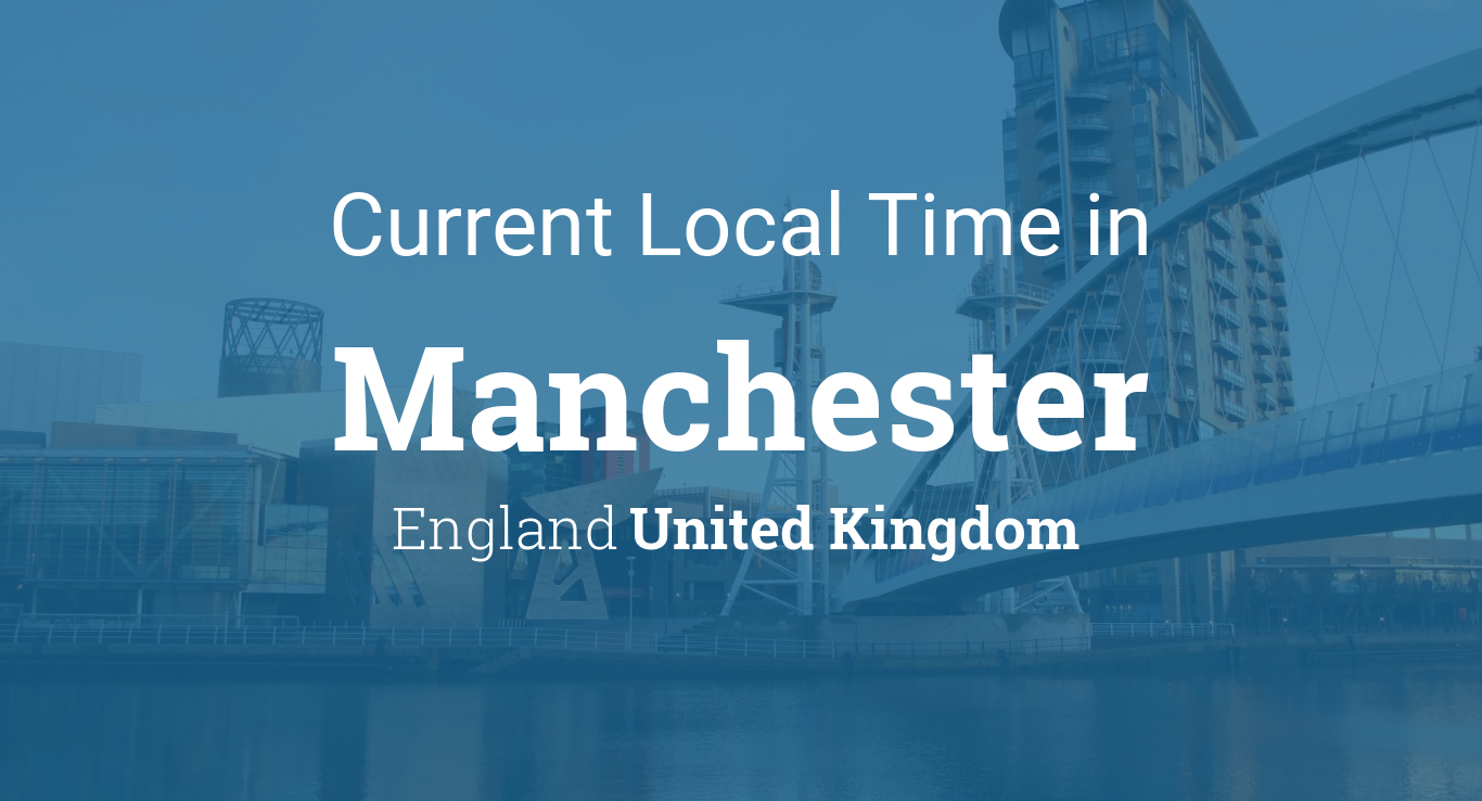 Check it now: current time in Manchester City today.