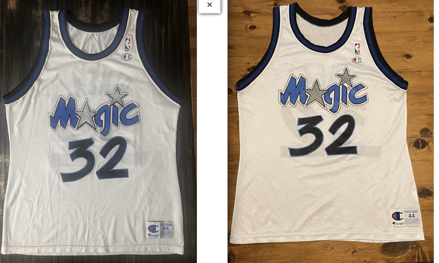 authentic oneal orlando magic jersey spot fake vs real gear check