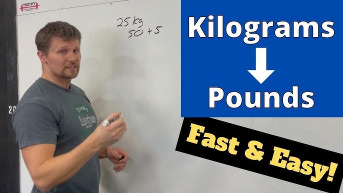 How to figure out 118 lbs kg? Its simple, get the kilogram amount really fast.