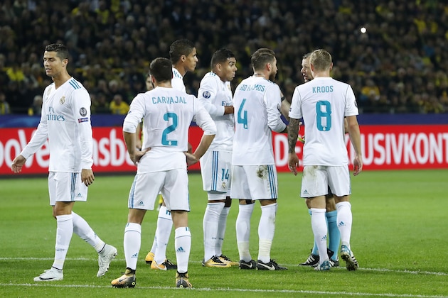 real madrid 2017/18 - most matches key players who featured heavily that year
