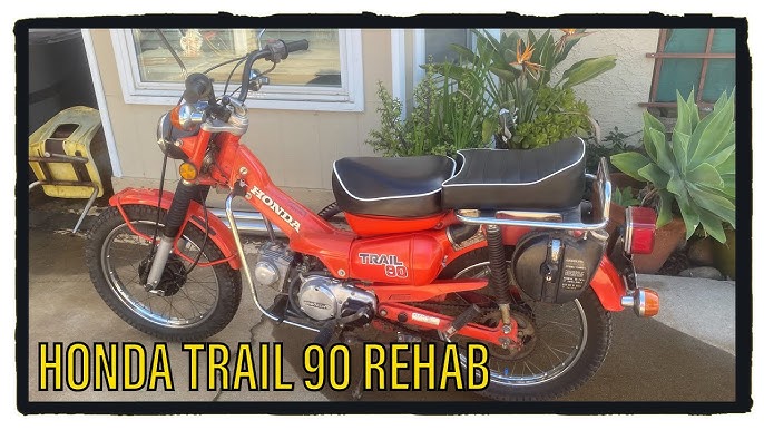 Riding My Vintage 1966 Honda CT90 - Still Runs Smooth