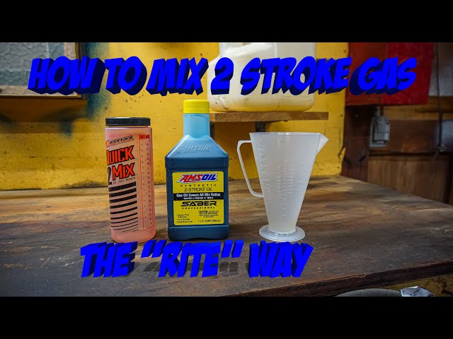 How to Make 2 Stroke Fuel Fast Easy Mixing Steps for Beginners