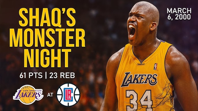 Laker Shaq best stats check out his amazing points and rebounds
