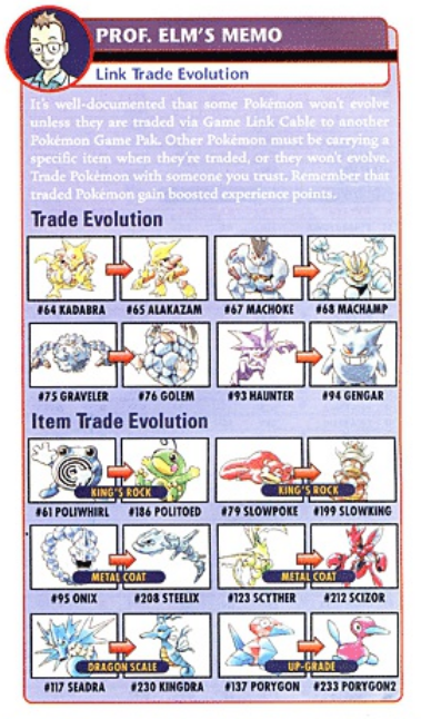 Pokemon that you have to trade to evolve what are they find out now