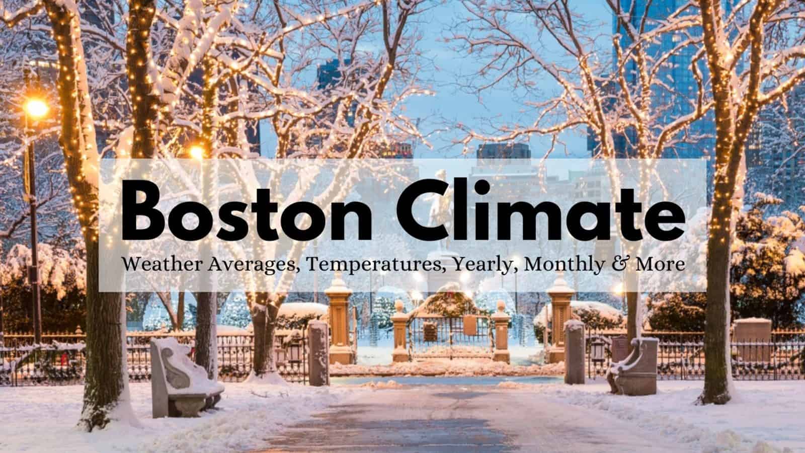 Average Temperature at Fenway Park Monthly Breakdown for Visitors
