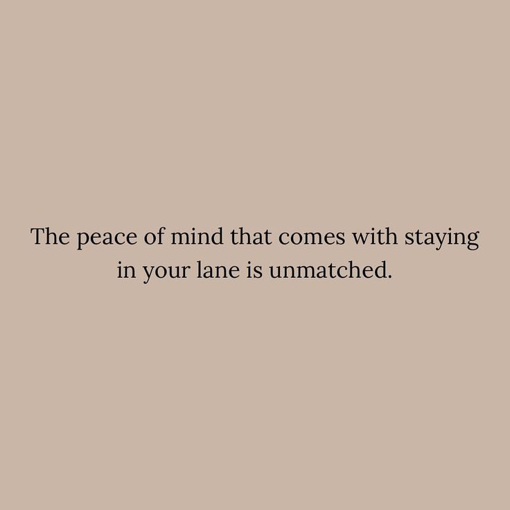 Stay in Yo Lane Mindset: Change Your Thinking for More Peace Today